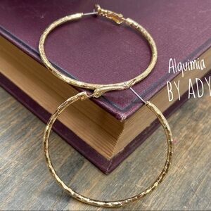 Alquimia by ADY Gold Hoop Earrings